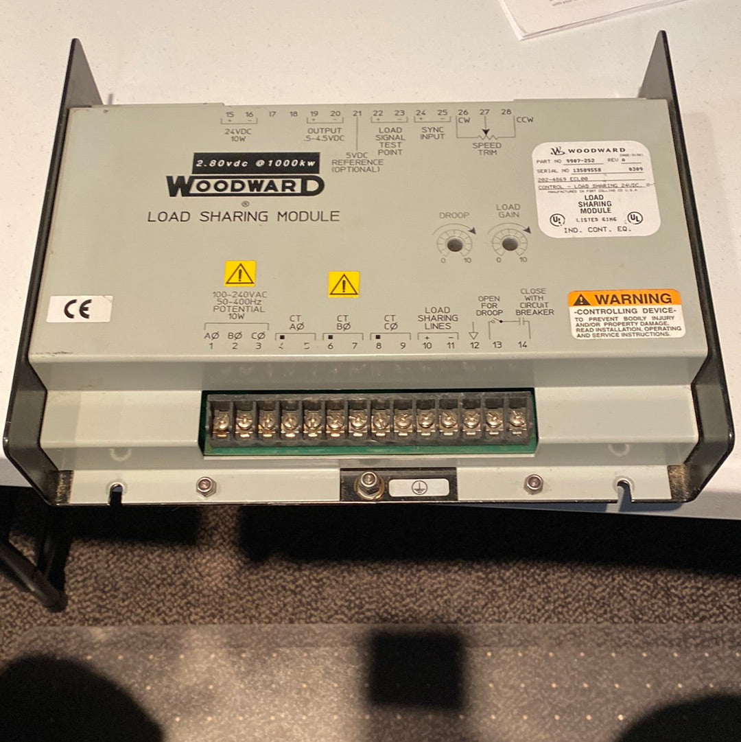 Used Woodward Load Sharing Module Collicutt Equipment Used woodward load sharing module collicutt equipment