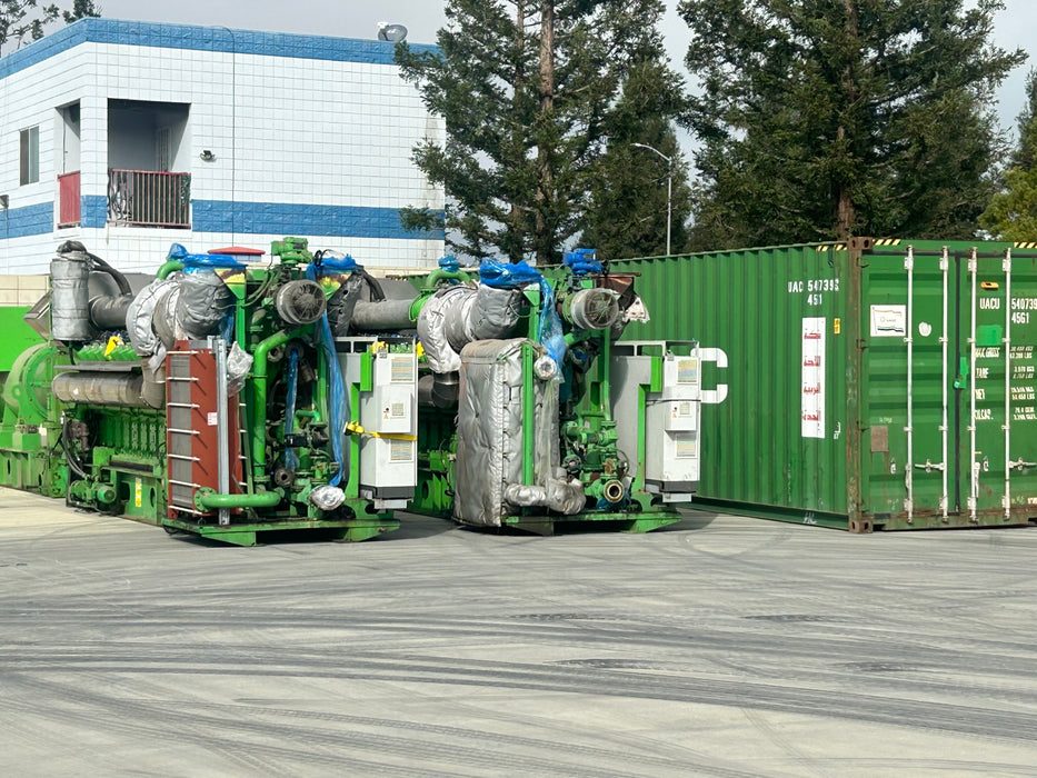 2 Jenbacher GS Generators, 2.6MW 7200 - 12470 Voltage