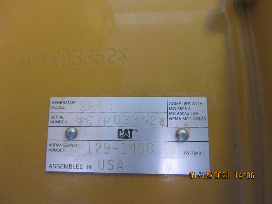Caterpillar 3306NA, 85KW, 480V Trailer Genset Unit