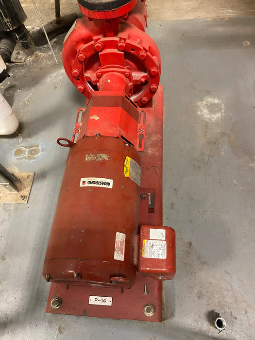 GOOD RUNNING ARMSTRONG 4X3X10, 415 GPM, 15HP, 1800RPM PUMPS
