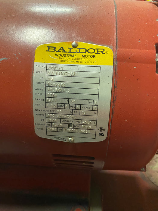 GOOD RUNNING ARMSTRONG 4X3X10, 415 GPM, 15HP, 1800RPM PUMPS