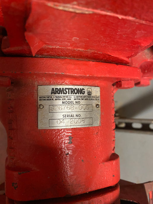 GOOD RUNNING ARMSTRONG 4X3X10, 415 GPM, 15HP, 1800RPM PUMPS