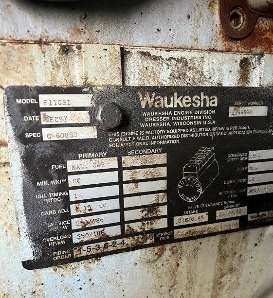 Waukesha F11GSI Ariel JGA2 Compressor package ( CALL FOR PRICING )