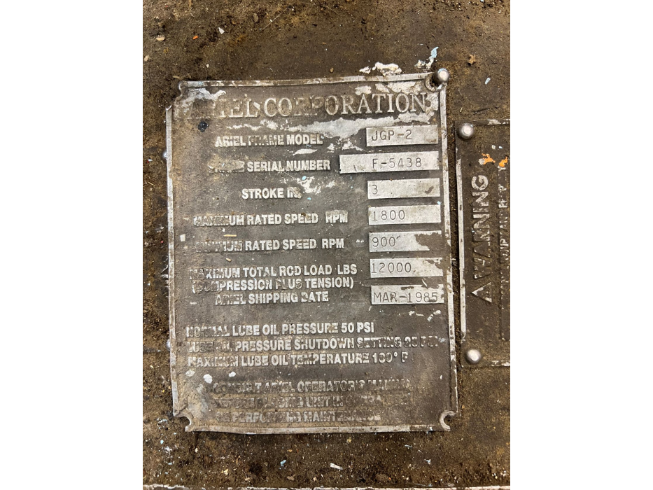 Ariel JGP-2 Compressor Frame *