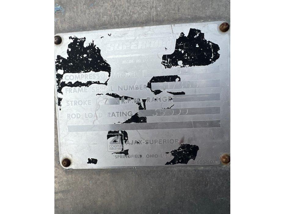 Superior MW64 Used Compressor Frame Core *