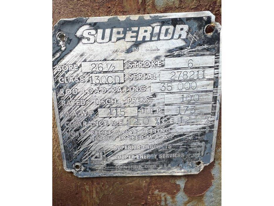 Superior MW64 Used Compressor Frame Core *