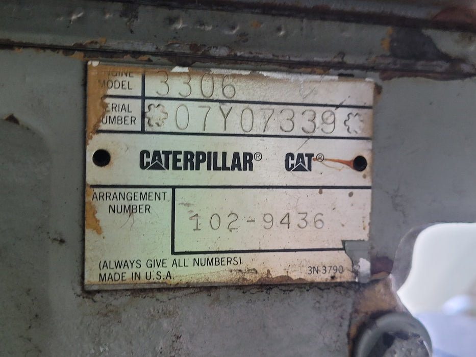 Caterpillar 3306TA/ Sullair PC- 20L Compressor Package