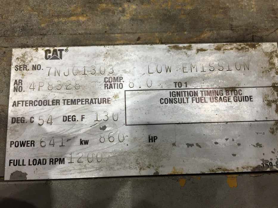 Cat 3512TALE Natural Gas Engine