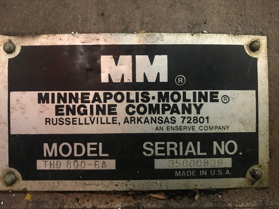 Minneapolis Moline 175KW 3phase 1800rpm 347/600 volt core generator