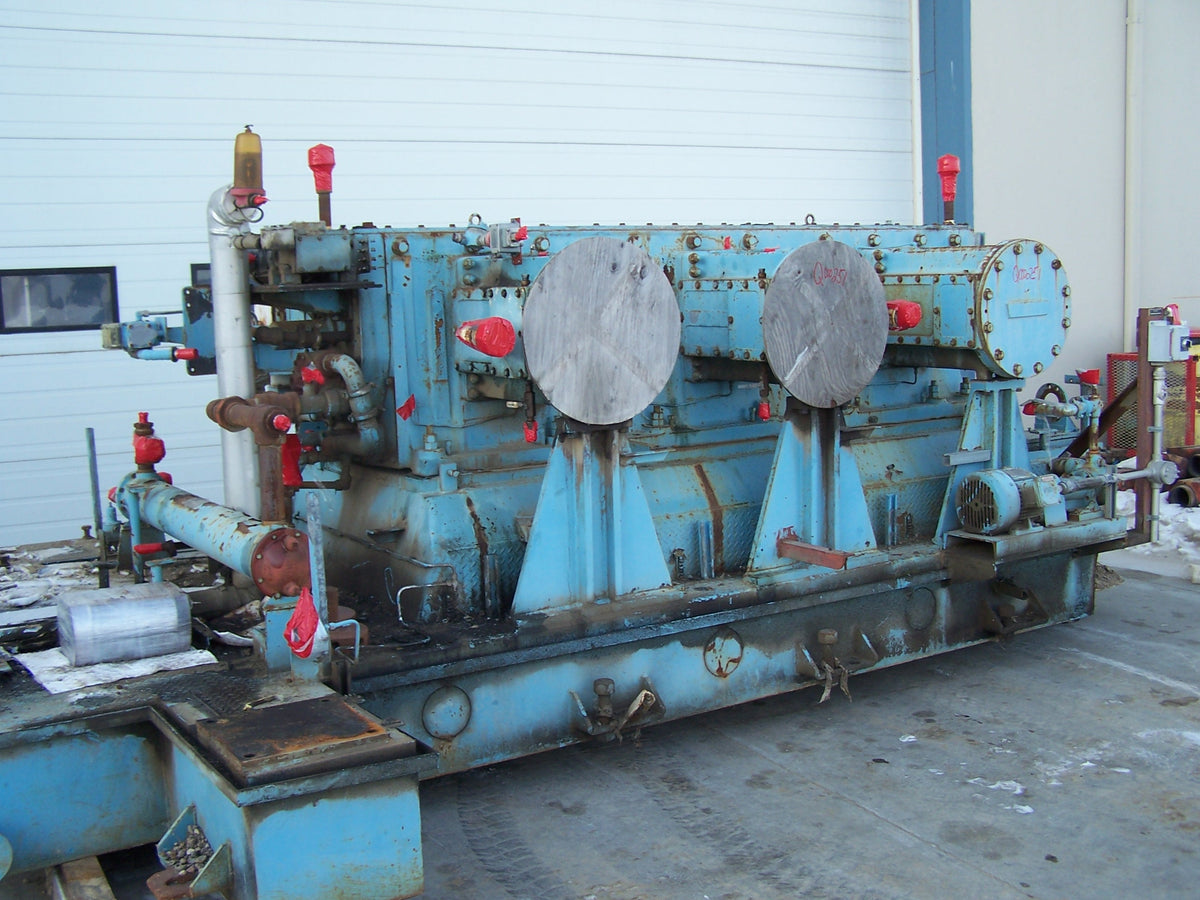 Frame Mounted Compressor WHITE, COMPRESSOR FRAME — Collicutt Equipment